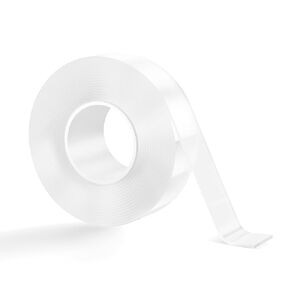 Double Sided Tape Heavy Duty Adhesive Tape Mounting Tape, Wall Sticky for Hanging, Nano Two Sided Tapes Strong Removable Wall Sticky Strips for Car, Home, Office - 9.85FT x 0.5IN