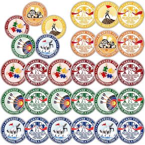 30 Pcs Appreciation Coins Set Encouragement Inspirational Thank You Coin Motivational Recognition Gift Bulk for Employees Coworker Staff Gifts for Christmas(Appreciation)