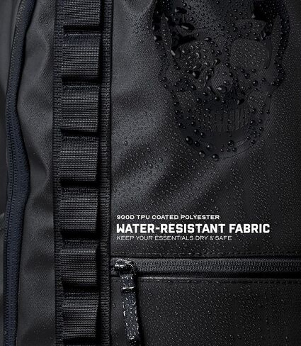 Gymreapers Gravestone 21L Backpack Travel Gym Bag Water-Resistant Lightweight Laptop Sleeve Carry On Luggage for Men & Women (Onyx) in Saudi Arabia