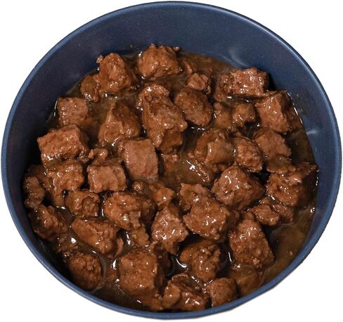 Amazon Basics Cuts in Gravy Canned Dog Food Variety Pack, Country Stew Flavor and with Beef, 13.2oz (Pack of 12) in Kuwait