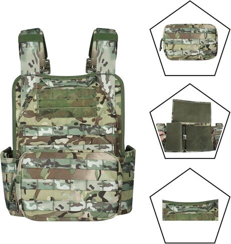 Quick Release Tactical Vest Lightweight Vests Adjustable Tactical Vest for Outdoor Training in Saudi Arabia