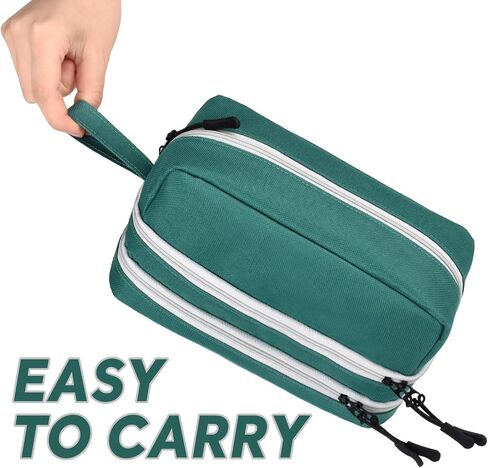 Genteen Large Capacity Pencil Case,Multifunction Pencil Pouch,Pencil Bags with Zipper 3 Compartments Pencil case organizer for or School Teen Girl Boy Men Women（Black） in Saudi Arabia