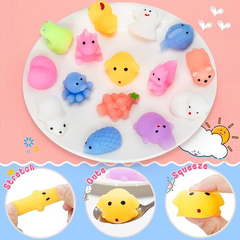 بطاقات عيد الحب للأطفال - 28 حزمة ألعاب Mochi Squishies مع البطاقات ، ولحفلة عيد الحب تفضل ألعاب الأولاد والبنات ، وبطاقات تبادل الأطفال للفصول الدراسية ، ومثالية عيد الحب ، in Kuwait