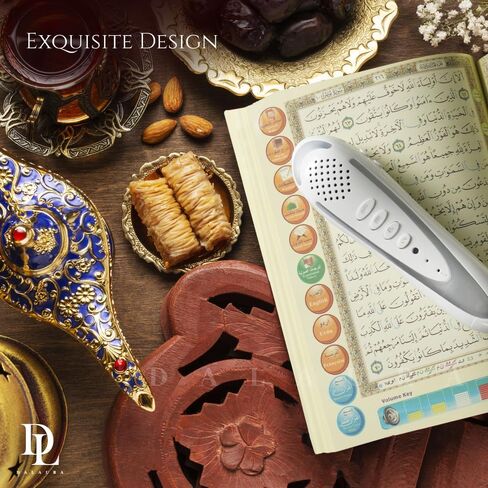 قرآن قراءة القلم ، 16 جيجا بايت القارئ الإلكترونية القلم كلمة كل كلمة على أساس الكلمة الرقمية القابلة لإعادة الشحن القابلة لإعادة الشحن المسجل 25 الحلقات واللغات 6 كتب ، هدية رمضان للأطفال البالغين الأسود in Saudi Arabia