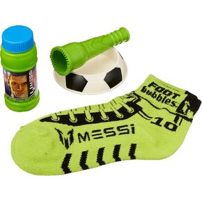 Leo Messi FootBubbles Starter Pack - Practice Your Soccer Juggling Skills with These Bubbles Designed to be juggled with Your feet Like a Soccer Ball. Imitate Messi's Soccer Juggling with FootBubbles