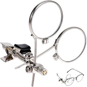 Jeweller's Eye Loupe 10x-10X Jeweller Loupe Double Ocular Loupe Jewelers Eye Magnifier Jewelers Magnifying Glass Retro Magnifier Jewellery Making Repair Lightweight Magnifier