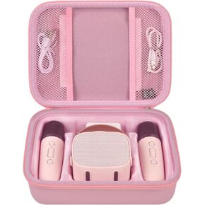 الأطفال MINI MINI MACHER MACHING MACHENT CASE لـ YLL/for VERKB/for MeGuo/for Umeija/for Darkant/for Kingci/for Snowall 2 Wireless Microphones ، منظم حقيبة الألعاب للبنات الصغار (صندوق فقط)- in Kuwait