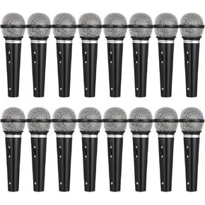 NUOBESTY 16 Pcs Simulation Microphone Toy Microphone Kids Accessory Interesting Kids Microphone Interactive Kids Microphone Children Supply Interesting Microphone Toy Plastic Microphone Toy