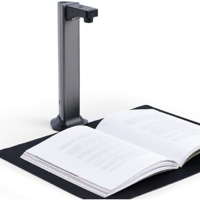 13MP Desktop Document Camera: Portable A3 Document Scanner with Auto Flatten & Asymmetric Lighting, USB Document Camera for Teachers Lap/Desktop, OCR & TTS Support, Compatible with Win & MacOS
