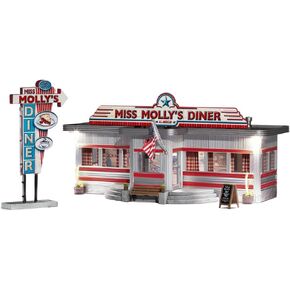 Woodland SCENICS N Scale Miss MOLLYS Diner Assembled Building BR4956 WDS4956