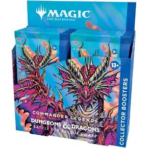 Magic: The Gathering Commander Legends: Battle for Baldur’s Gate Collector Booster Box | 12 Packs (180 Magic Cards)