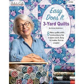 Fabric Cafe Easy Does It 3 Yard Quilt Bk, Brown 0.97 Inches