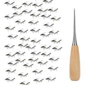 800 Pcs 10mm Pyramid Studs for Clothing Metal Studs for Clothing with Tool Perfect for DIY Leather Crafting Punk Fashion Rivets for Jackets Bags Shoes Belts and Pet Collars