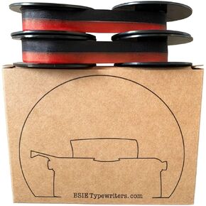 2 x Brother Typewriter Ribbon - BSIE Typewriters - Double Pack (2 x Black & red)