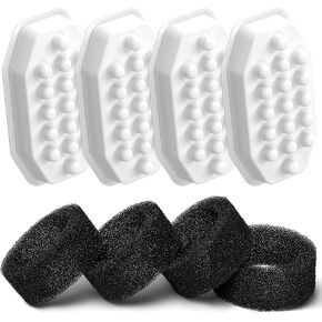 Official Cat Water Fountain Filters Replacement & Pre-Filter Sponges for 3.2L/108oz Automatic Pet Fountain Dog Water Fountain