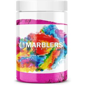 MARBLERS Pink Mica Powder [Magenta] 4oz (113g) | Cosmetic Grade | Epoxy Resin Pigment | Dye | Non-Toxic, Vegan, Cruelty-Free | Lip Gloss, Nails, Body Butter, Bath Bomb, Candle & Soap Making
