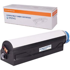 PENG Compatible Toner cartridges for Oki Okidate B432 B412 B512 B432dn B512dn MB492dn MB562dnw Printers Replacement for 45807110 12K (1-Pack Black)
