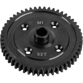 Steel M1 52T Spur Gear Main Gear Upgrades Part for 1/8 Sledge 4WD #95076-4,Harden Steel RC M1 52T Big Gear Hops Up for Sledge Monster Truck