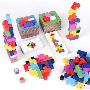 لعبة Wooden Block Wood Fast-Face Stocking Build Games التي تحدى ألعاب اللوحة العائلية من 1 إلى 6 لاعبين ألعاب ألعاب ألعاب ألعاب بلوك ألعاب للأعمار 4+