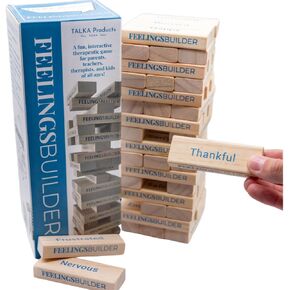 Feelings Builder | Anger Management Toys | CBT Game for Kids, Teens, and Adults | Therapy Games for Kids | Therapy Toys | School Psychologist Games | Therapist Office Must Have | ADHD Tools
