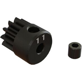 ARRMA 11T 0.8Mod 1/8" Bore CNC Steel Pinion Gear, ARA311073