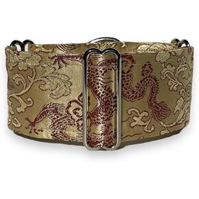 Extra Soft Martingale Dog Collar for Greyhound Saluki Whippet and Other Breeds with Similar Neck 2 inches Wide (L 14 inches-18 inches), Orange