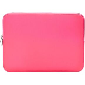 RAINYEAR 13 Inch Laptop Sleeve Compatible with 2021 2022 13.6" M2 A2681,13.3 MacBook Air Pro M1 A2337 A2338 A1706 A1708 A2159 A2179 A2251 A2289 Carrying Computer Bag Protective Cover Case(Bright Pink)