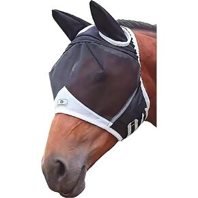 Horse Fly Mask - Fly Masks for Horses with Ears, Horse Sunscreen, Sunscreen for Horses, UV Fly Mask for Horses, Horse Fly Mask UV Protection, Cattle Fly Mask, Fly Masks for Horses, Fly Mask