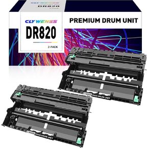 Compatible Drum Unit Replacement for Brother DR820 DR-820 DR 820 for Brother HL-L6200DW MFC-L5850DW MFC-L5900DW MFC-L6700DW MFC-L5800DW HLL6200DW HL-L5200DW HLL5100DN Printer (2-Pack)