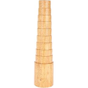 Kodrily Bracelet Mandrel, Wooden Bracelet Mandrel for Jewelry Making, Step Adjust Bracelet Sizer Wire Wrapping Bracelet Sizer Measuring Tool for Jewellery Making and Repairing