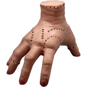 Wednesday Addams Family Hand Props, Halloween Cosplay Hand by Addams Family, Cosplay Hand Scary Props Decorations Gift for Family