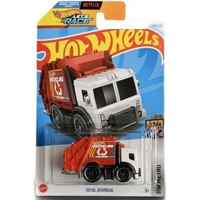 Hot Wheels Total Disposal (Red) HW Metro 8/10 Die-Cast Car