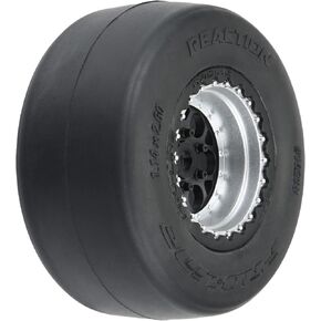 Pro-line Racing 1/16 Reaction Rr Tires MTD 7mm Blk/SilMiniDrag2 PRO1021810 RC Tire