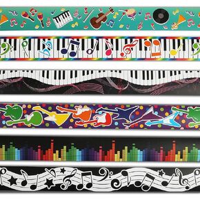 Bright Creations Comic Book Bulletin Board Borders for Classroom (6 Designs, 78 Pieces)
