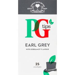PG Tips Earl Grey 25 Tea Bags (Pack of 1)