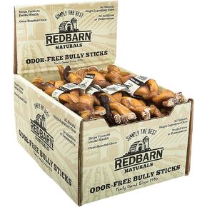 Redbarn Odor Free 7" Braided Bully Sticks for Dogs 1-Count