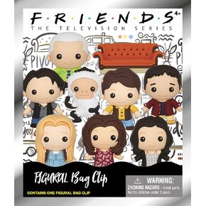 Friends 3D Foam Collectible Bag Clip in Blind Bag