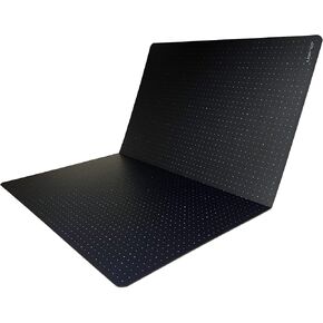 LION Foldable, Portable & Reversible Self-Healing Cutting Mat, 18" x 24", with 1cm Dot Grid, PVC Free, Dark Gray Front & Off-White Back, 1 ea. (FCM-60)