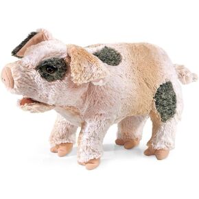 Folkmanis Grunting Pig Hand Puppet, Standard Packaging, Pink