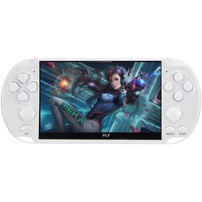 HLF Multi-Function 5.1 Inch Video Game Console Built-in 7500 Retro Games Portable Handheld Portable Support Arcade Multiple Emulator Games Archiveable MP3/4 Men/Kids