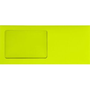 LUXPaper #10 All Purpose Window Envelopes | Peel & Press | 4 1/8" x 9 1/2" | Wasabi Green | 80lb. Text | 50 Qty