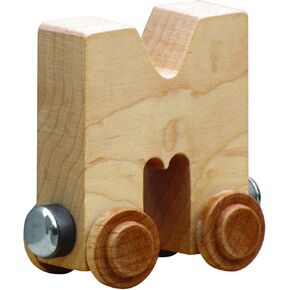 NameTrains Clear Finish Letter Car - Made in USA (M)