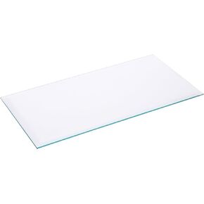 مستطيل بليمور 6 "× 12" ، زجاج صافي سميك 5 مم