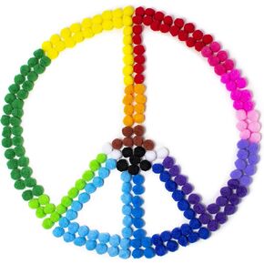 Bastex Assorted Colors Pom Pom Pack. 240 Pieces of 1 inch in Size Mini Pompoms Balls for DIY Arts and Crafts, Decorations, Classrooms, Hobby, Christmas. Made of Polyester