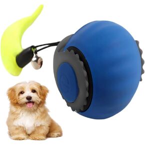 2 Pack Automatic Moving Dog Toy Ball,Smart Interactive Cat Toy Ball with Tail&Interactive Sensor,Cat Toy speedys Tail 2.0 (Orange & Blue) in Saudi Arabia