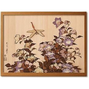 Kinowa Ukiyoe Art Kit Kiharie Dragonfly و Bellflower من Hokusai صنع في اليابان