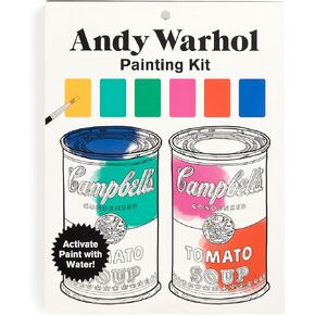 Mudpuppy Andy Warhol – Painting Kit with Illustrations of Pop Art Designs for Children Ages 5 and Up