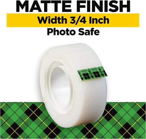 Scotch Magic Tape, 6 Rolls with Dispenser, Numerous Applications, Invisible, Engineered for Repairing, 3/4 x 1000 Inches, Boxed (810C40BK) in Saudi Arabia