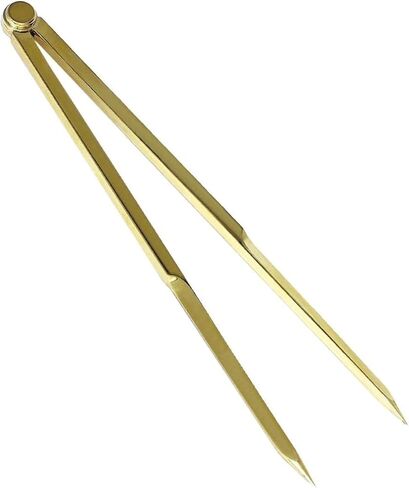 Brass 8 Inch Adjustable Brass Divider Compass Drafting Tool nagivitation Compass in Saudi Arabia