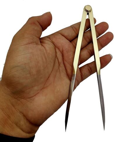 Brass 8 Inch Adjustable Brass Divider Compass Drafting Tool nagivitation Compass in Saudi Arabia